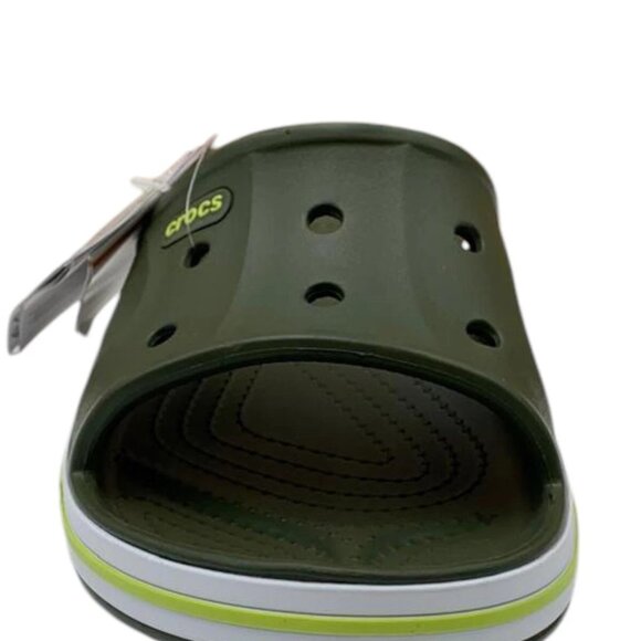 Crocs Bayaband Men\'s Slide Sandals Size 10-11 Army Green‎ Water Friendly main image 5